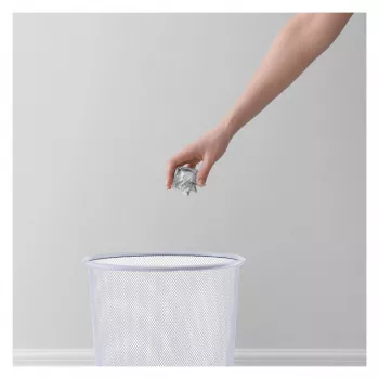 ZELLER 23 L caixote de lixo redondo branco 17724