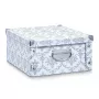 Zeller 17973 caixa de arrumação vintage, 40 x 33 x 17 cm, cartão, branco