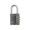 ABUS 466229 cadeado maciço em latão com arco em aço temperado, 30 mm, chave igual? Não, chave diferente, 2 chaves