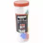Brüder Mannesmann M13051 conjunto de abraçadeiras de cabos 300 peças, 100 mm e 200 mm, várias cores