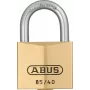 ABUS 85/40 cadeado em latão com arco em aço temperado, 40 mm, chave igual, 2 chaves 806308