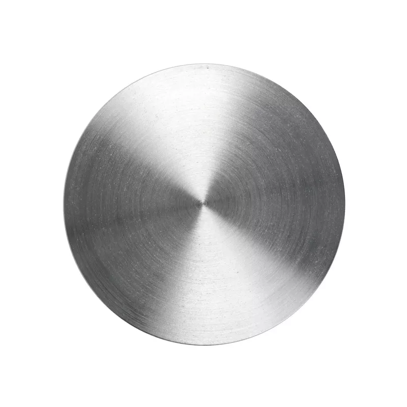 Zeller Present conjunto de bases para copos em aço inoxidável, prateado, 7 peças, 10 cm 27239