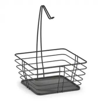 Cesta de fruta Zeller preta 36 x 26 cm (27420)