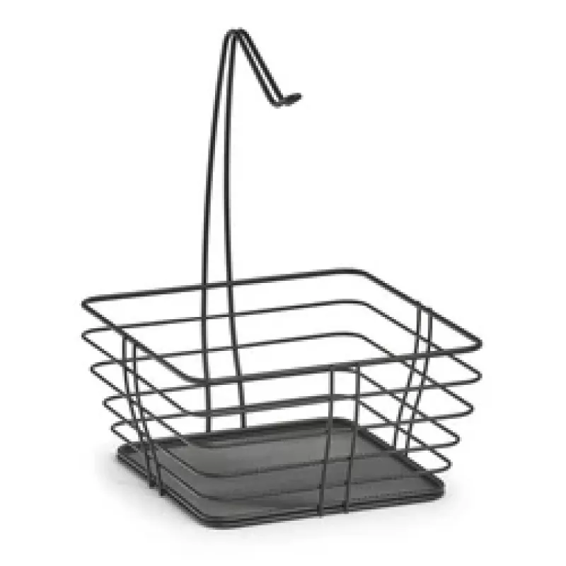 Cesta de fruta Zeller preta 36 x 26 cm (27420)