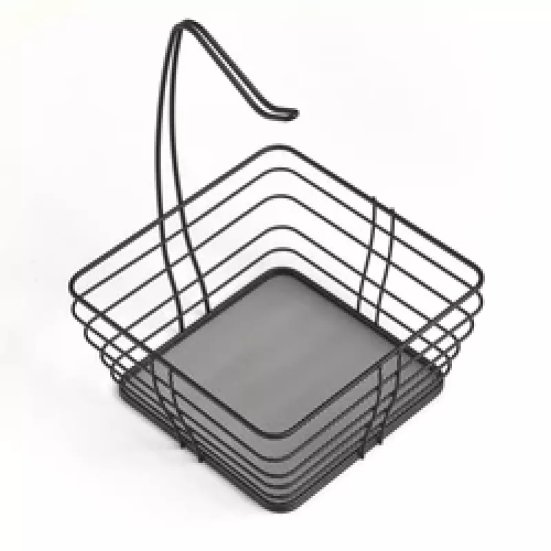 Cesta de fruta Zeller preta 36 x 26 cm (27420)