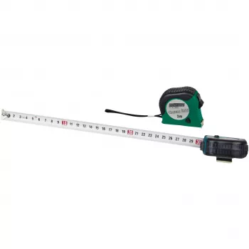 Brüder Mannesmann M80503 fita métrica 5 m com fita de aço de 19 mm, caixa de ABS emborrachada, métrica, classe II