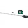 Brüder Mannesmann M80503 fita métrica 5 m com fita de aço de 19 mm, caixa de ABS emborrachada, métrica, classe II