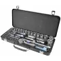 Brüder Mannesmann Q25010 conjunto de chaves de caixa 65 peças, encaixe de 1/4
