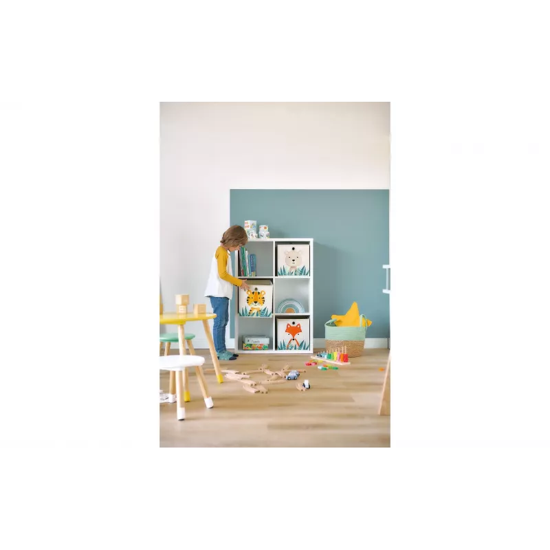 Zeller Present 14479 cesto de arrumação de brinquedos autónomo cubo bege multicolor