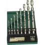 Brüder Mannesmann M54309 conjunto de brocas para pedra, 5 peças, 4-10 mm, com pastilhas de metal duro, DIN 8039