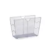 Zeller Present 17718 porta-revistas metal cinzento