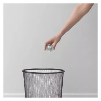 Zeller Meshline caixote do lixo 17,5 l antracite (17741)