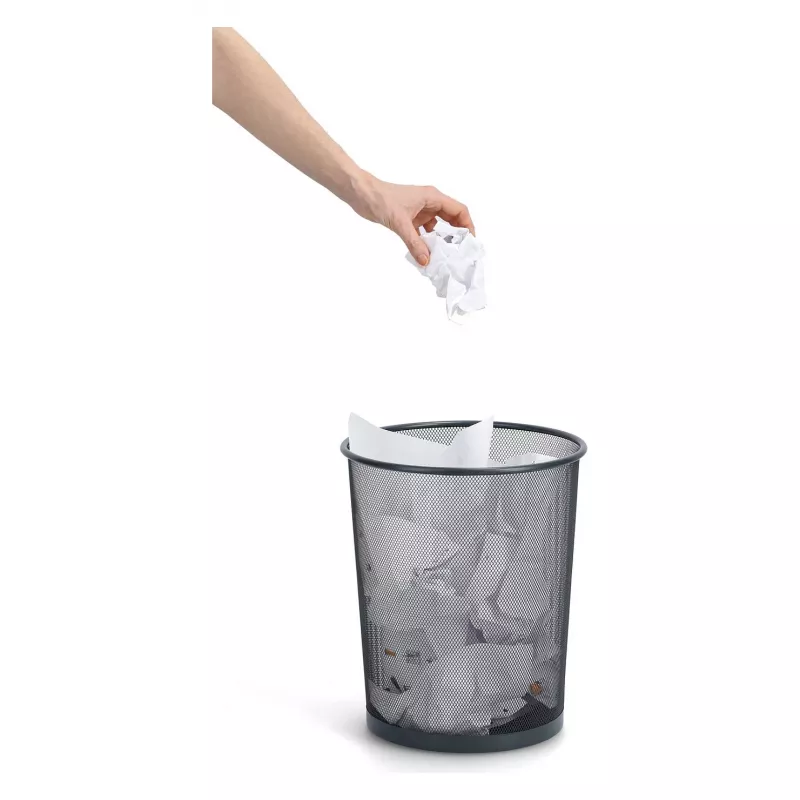 Zeller Meshline caixote do lixo 17,5 l antracite (17741)