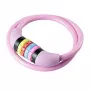 BURG WÄCHTER cadeado de cabo para bicicleta 210 C 65 GIRLS, rosa-antigo, 650 mm cabo de aço, combinação de 4 dígitos, para criança 39590