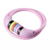 BURG WÄCHTER cadeado de cabo para bicicleta 210 C 65 GIRLS, rosa-antigo, 650 mm cabo de aço, combinação de 4 dígitos, para criança 39590