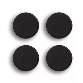 Zeller 4 ímanes redondos pretos Ø 23 mm x 9 mm (11236)