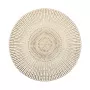Zeller Conjunto de 6 bases de mesa douradas com recortes | 45 x 30 cm | PVC 27003
