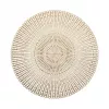 Zeller Conjunto de 6 bases de mesa douradas com recortes | 45 x 30 cm | PVC 27003