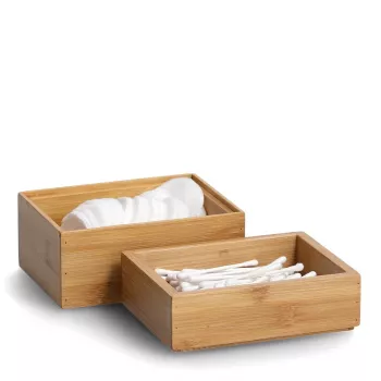Zeller Caixa de arrumação Natural 14,5 x 10,0 x 11,0 cm 13318