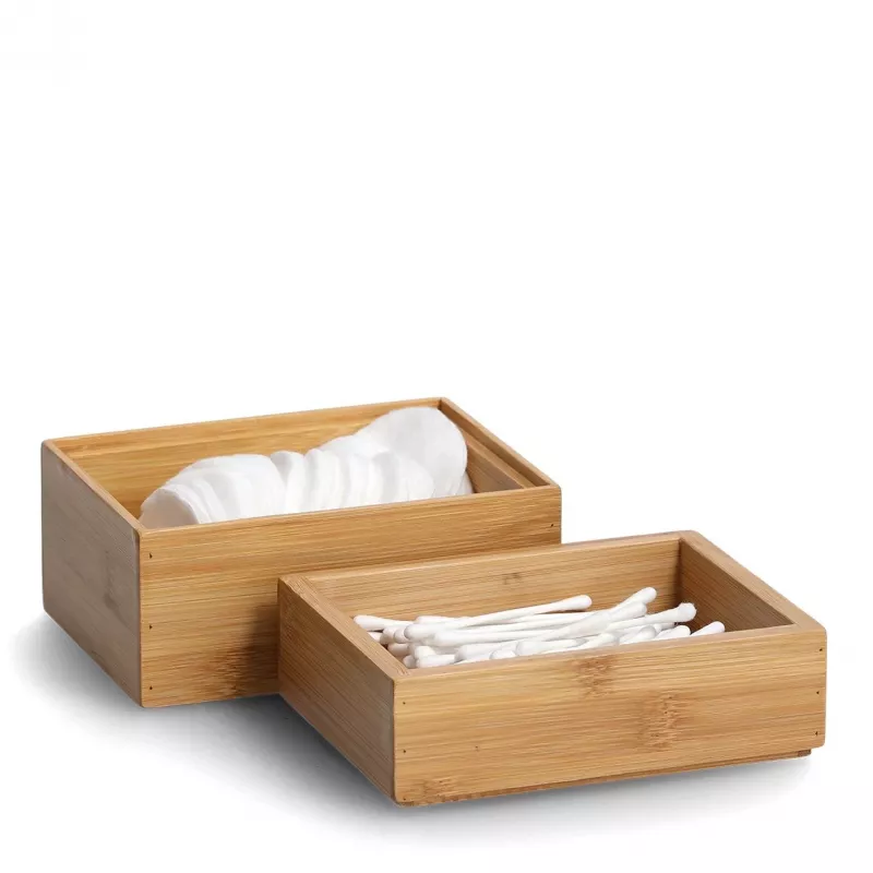 Zeller Caixa de arrumação Natural 14,5 x 10,0 x 11,0 cm 13318