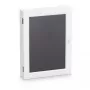Zeller Porta-chaves com quadro de escrita branco com 6 ganchos (15124)