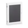 Zeller Porta-chaves com quadro de escrita branco com 6 ganchos (15124)