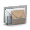 Zeller Meshline Porta-documentos prateado 17702