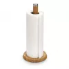 ZELLER Suporte para rolo de cozinha em bambu, natural, suporte de papel autónomo 25283