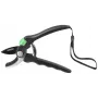 BRÜDER MANNESMANN Tesoura de poda tipo bigorna M63100, preto/verde, lâmina antiaderente, capacidade de corte 20 mm