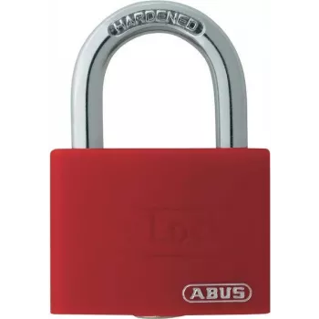Cadeado de alumínio ABUS T65AL/40 com arco de aço temperado, vermelho ABVS50011