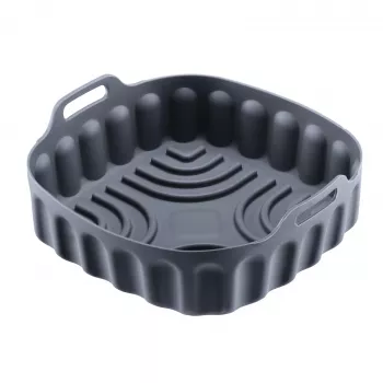 Forma quadrada mini para fritadeira de ar quente WESTMARK 18,5 x 18,5 cm silicone antracite 22012270