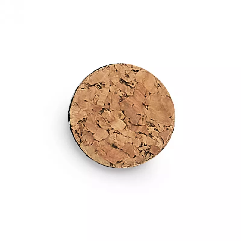 Ímanes de cortiça Zeller castanhos Ø 2,8 x 0,3 cm, 4 unid. (11218)