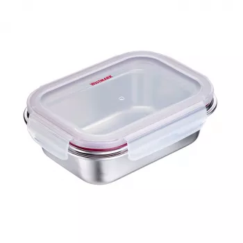Recipiente de armazenamento de alimentos Westmark Rondo aço inoxidável, 600 ml, prateado 23662270
