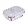 Recipiente de armazenamento de alimentos Westmark Rondo aço inoxidável, 600 ml, prateado 23662270
