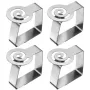 WESTMARK Molas para toalha de mesa prateadas, 4 unid. (64292260)