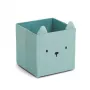 Zeller Caixa de armazenamento Bär menta 28 x 28 x 28 cm 14490