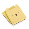 Zeller Caixa de armazenamento Bear amarela 28 x 28 x 28 cm 14491