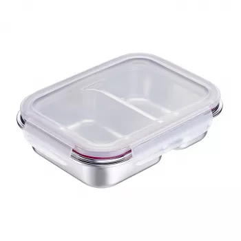 Westmark Lancheira de aço inoxidável 450+280 ml, prateada 23722270