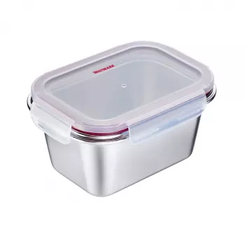 Westmark recipiente de conservação de aço inoxidável 1,0 L, prateado 23672270