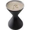 Cinzeiro APS DIABOLO 574 em aço galvanizado, 60 cm de altura, 40 cm de diâmetro, 1,5 kg de areia incluída