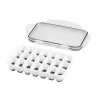 Caixa de cubos de gelo APS com tampa, transparente/cinzento, conjunto de 2, polipropileno, adequada para máquina de lavar louça 36103