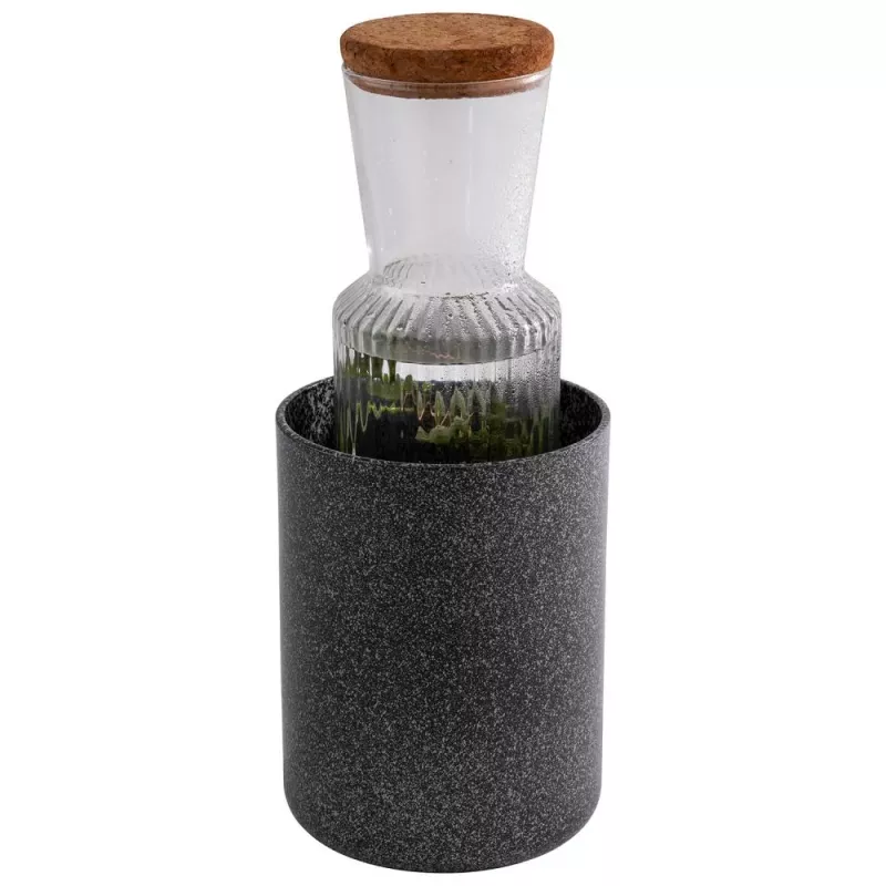 APS Balde para molhos / balde para garrafas FROSTFIRE, 1,5 L, prateado-preto 36140