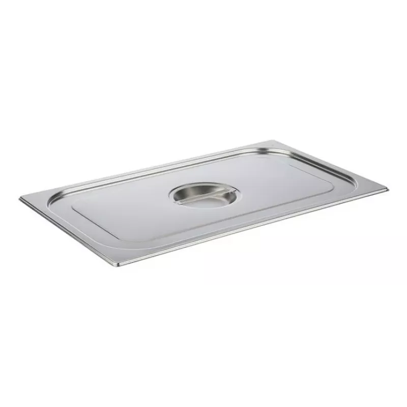 APS Tampa GN 1/1 530 x 325 x 30 mm aço inoxidável, sem abertura para colher, adequada para máquina de lavar loiça 81195