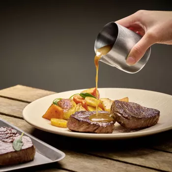 APS Bico vertedor FLOW em aço inoxidável, 150 ml, prateado 10305