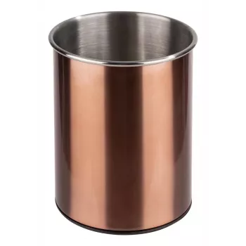 APS Porta-talheres giratório, aço inoxidável cor de cobre, interior mate, insertos removíveis, 1 unid. (11747)