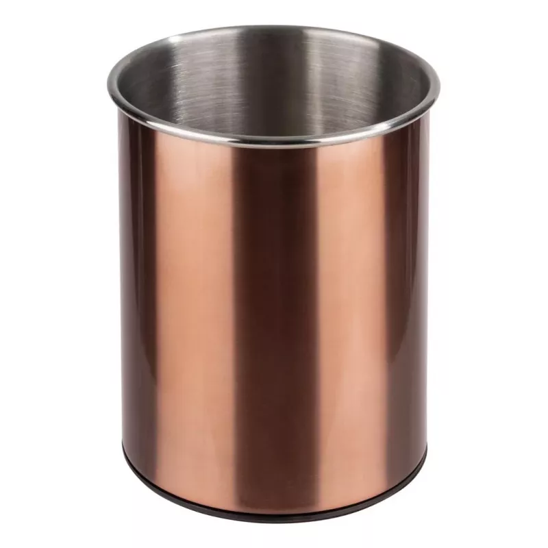 APS Porta-talheres giratório, aço inoxidável cor de cobre, interior mate, insertos removíveis, 1 unid. (11747)
