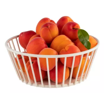 APS URBAN Cesto redondo para pão e fruta, metal branco, 170 mm 30430