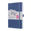 SIGEL Jolie 2027 Agenda A5 azul índigo, calendário semanal, encadernação cosida, capa soft-touch 7J101