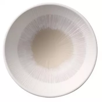 APS BLUSH Taça de servir redonda 160 mm bege melamina empilhável adequada para máquina de lavar loiça 85508