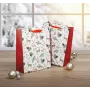 SIGEL GT121 Sacos de presente Natal, motivos aguarela, grande, 26 x 33 x 12 cm, conjunto de 5